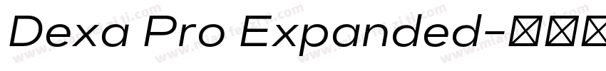 Dexa Pro Expanded字体转换